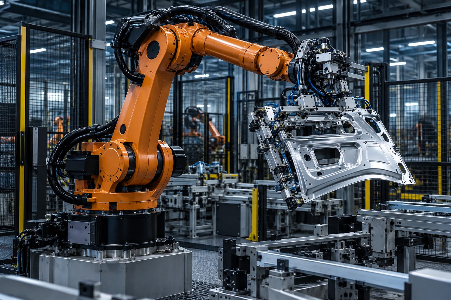 Endüstriyel robot hücresi, temsili görsel